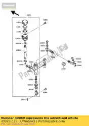 Tutaj możesz zamówić hamulec w?? Owy, rr od Kawasaki , z numerem części 430951119: