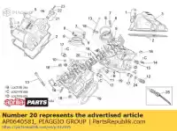 AP0640581, Piaggio Group, Vite a testa esagonale m10x40 aprilia  caponord etv normal and r rst rsv rsv tuono sl sl falco 1000 1998 1999 2000 2001 2002 2003 2004 2005 2006 2007 2008 2009, Nuovo