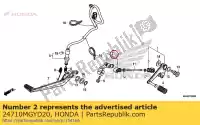 24710MGYD20, Honda, nessuna descrizione disponibile al momento honda  vfr 800 2013 2017, Nuovo