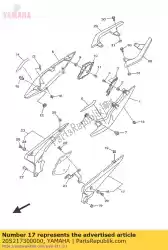 Qui puoi ordinare copertura laterale 3 da Yamaha , con numero parte 20S217300000: