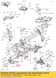 Qui puoi ordinare serranda, 14x26x13. 9 er650ecf da Kawasaki , con numero parte 921610946: