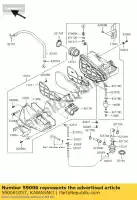 590061057, Kawasaki, Afleider-vlam kawasaki eliminator 125 , Nieuw