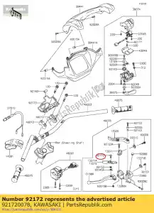 kawasaki 921720078 tornillo klf300-c1 - Lado inferior