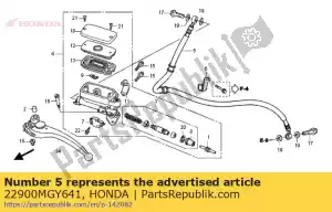 honda 22900MGY641 no hay descripción disponible en este momento - Lado inferior