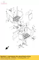 3B4274520000, Yamaha, support, repose-pieds 1 yamaha yfm 550 700 2007 2008 2009 2010 2011, Nouveau