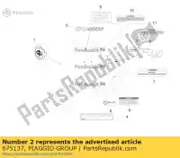 675137, Piaggio Group, p?yta muchowa piaggio fly rp8c52100 rp8c52300 rp8m79100 zapc526b zapm798g 50 125 150 2012 2014 2015 2016 2017 2018 2019, Nowy