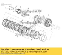 872129, Piaggio Group, carcaça da embreagem, completa aprilia  dorsoduro shiver zd4rab00, zd4rad00 zd4rag00 zd4sm000, zd4sma00, zd4smc00, zd4smc01 750 2007 2008 2009 2010 2011 2012 2013 2014 2015 2016, Novo