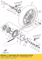 2WDF53380198, Yamaha, Odlewane ko?o, ty? yamaha  mt 300 320 660 2016 2017 2018, Nowy