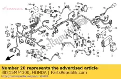 label, zekering van Honda, met onderdeel nummer 38215MT4300, bestel je hier online: