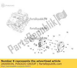 Here you can order the seal washer from Piaggio Group, with part number 2A000034: