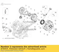 876954, Piaggio Group, limitador de torque aprilia  caponord dorsoduro zd4kb000 zd4kbu00 zd4kh000 zd4kh001 zd4khu00 zd4khu01 zd4tv000, zd4tv001, zd4tva00, zd4tva01, zd4tvc00,  zd4vk000, zd4vka, zd4vk001, zd4vka01 zd4vkb000, zd4vkb001, zd4vkb003, zd4vkb00x, zd4vkb009 zd4vku00 900 1200 2010 2011 201, Novo