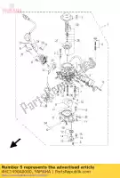 4HC1490A0000, Yamaha, diaphragm set, 1 yamaha vp 300 2005, New