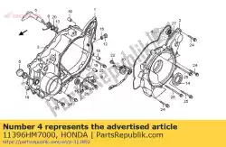 Qui puoi ordinare imballaggio, a. C. Coperchio del generatore da Honda , con numero parte 11396HM7000: