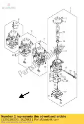 Aqui você pode pedir o carburador em Suzuki , com o número da peça 1320238G00:
