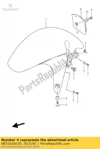 suzuki 0831626035 nut - Bottom side