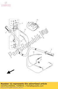 yamaha 1SCF61240000 protezione, manubrio - Il fondo