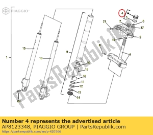 aprilia AP8123348 plug cpl. - Bottom side