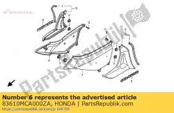 Here you can order the protector set, r. Side *n from Honda, with part number 83610MCA000ZA: