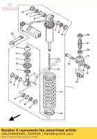 1RK224090000, Yamaha, bovenste beugel sub assy yamaha tz tzs tzt 250, Nieuw