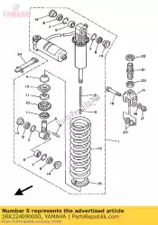 Qui puoi ordinare sotto ass. Staffa superiore da Yamaha , con numero parte 1RK224090000: