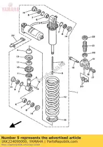 Yamaha 1RK224090000 sotto ass. staffa superiore - Il fondo