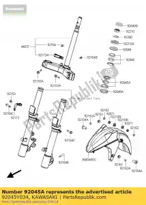 kawasaki 92045Y034 roulement à billes sc300aef - La partie au fond