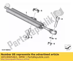 Here you can order the repair kit screws from BMW, with part number 18518405461: