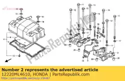 Qui puoi ordinare nessuna descrizione disponibile al momento da Honda , con numero parte 12220ML4610: