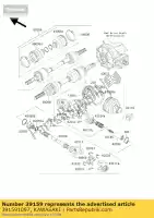 391591097, Kawasaki, shaft-drive klf300-c7 kawasaki klf 300 2000 2001 2002 2003 2004 2005 2006, New