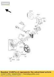 Here you can order the rotor,i=5. 9kgcm2 from Kawasaki, with part number 210071390: