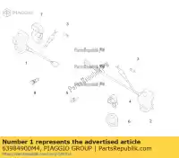 63984900M4, Piaggio Group, Dispositivo elettrico sinistro     , Nuovo