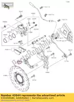 430440080, Kawasaki, zacisk-zacisk-uchwyt kawasaki vulcan special edition se en s ag kle versys f bg e vn b abs 650 en650 kle650 650l lams cafe , Nowy