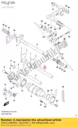 Ici, vous pouvez commander le arbre, changement de vitesse auprès de Suzuki , avec le numéro de pièce 2541148H00: