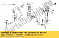 43510MERR81, Honda, cylindre sous ass., rr. m honda cbf  a na s f sa n fa ft cbf600na cbf600sa cbf1000fa cbf1000fsa cbf1000fta cbf1000fs cbf1000ft 1000 600 , Nouveau