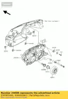 230081686, Kawasaki, portalámparas, faro delantero zr1000-a kawasaki er-6f kle z 500 650 750 1000 2003 2004 2005 2006 2007 2008, Nuevo