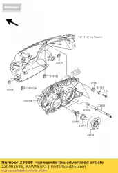 Ici, vous pouvez commander le socket-assy, ?? Lampe frontale zr1000-a auprès de Kawasaki , avec le numéro de pièce 230081686: