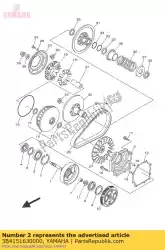 Here you can order the housing, bearing 1 from Yamaha, with part number 3B4151630000: