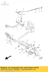 Tutaj możesz zamówić podnó? Ek od Yamaha , z numerem części 1P6F74610100: