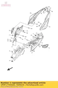 yamaha 1PHF177E0000 tapa - Lado inferior