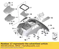 46638525836, BMW, rondella di plastica - m6 bmw   750 850 1200 1250 2012 2013 2014 2015 2016 2017 2018 2019 2020 2021, Nuovo