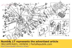 Here you can order the no description available at the moment from Honda, with part number 38216MCA601: