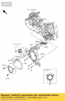 140910994, Kawasaki, cubierta, polea, exterior vn1700c9f kawasaki vn vulcan 1700 2009 2010 2011 2012 2013 2014 2015 2016, Nuevo