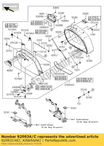 kawasaki 920931487 seal vn1500-g1 - Bottom side