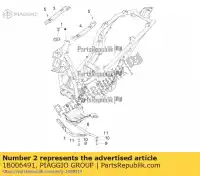 1B006491, Piaggio Group, suporte serratura piaggio zapmd2100 zapmd220,  zapmd2200 300 400 2021 2022, Novo