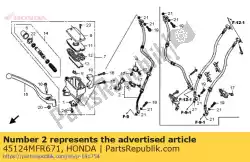 Ici, vous pouvez commander le aucune description disponible pour le moment auprès de Honda , avec le numéro de pièce 45124MFR671:
