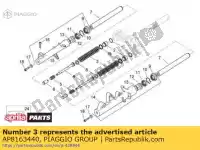 AP8163440, Piaggio Group, primavera aprilia  atlantic leonardo 125 150 200 250 300 400 1996 1997 1998 1999 2000 2001 2002 2003 2004 2005 2006 2007 2010 2011, Novo