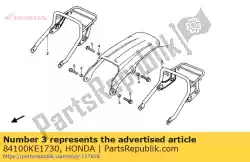 Here you can order the no description available at the moment from Honda, with part number 84100KE1730: