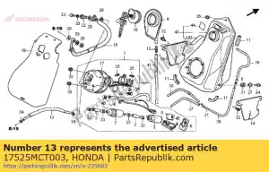Honda 17525MCT003 tubo flessibile, ritorno carburante - Il fondo