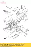 1P6F53110000, Yamaha, buje, trasero yamaha  tt r 50 2007 2008 2009 2010 2011 2012 2013 2014 2015 2016 2017 2018 2019 2020 2021, Nuevo