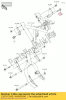 130CA1040, Kawasaki, met flens, 10x40 kawasaki vulcan special edition se en s ag bg vn b abs en650 cafe klx230r klx230 krf1000 teryx krx 1000 650 230 , Nieuw